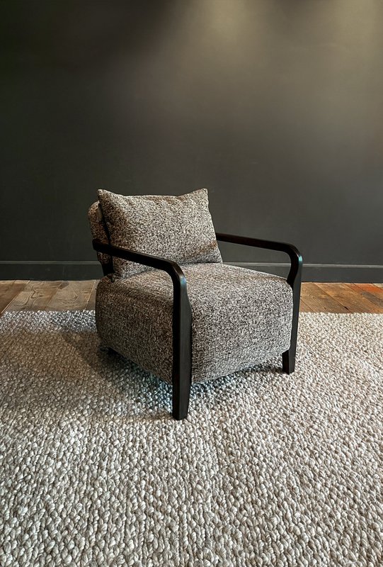 SEDUTA WILDOX CASHMERE MARRONE ROVERE MARRONE SCURO