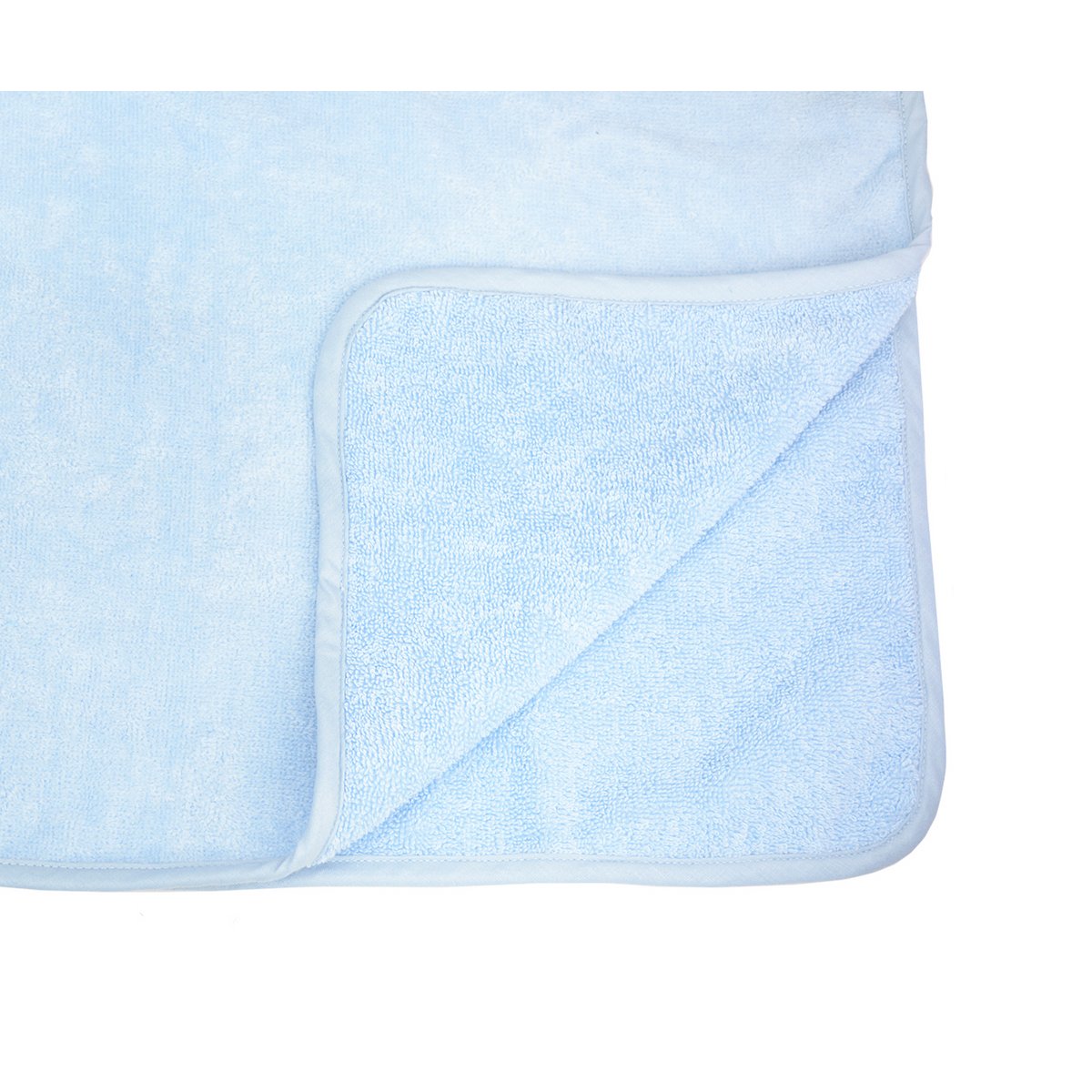 Baby Poncho, Light Blue, 450 gr, 55 x 55 cm