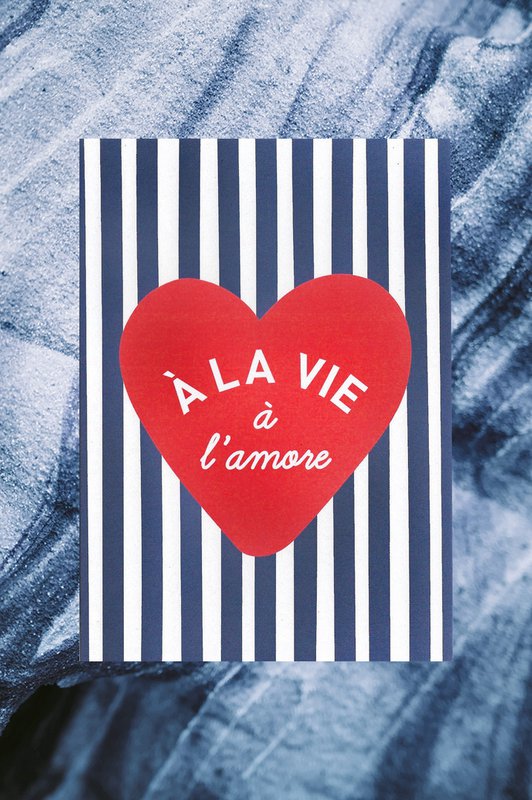 Coeur carte à la Life à l'amore