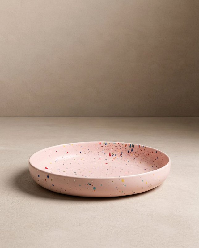 New Party Low Pasta Plate 23cm - Mix 6 Pieces
