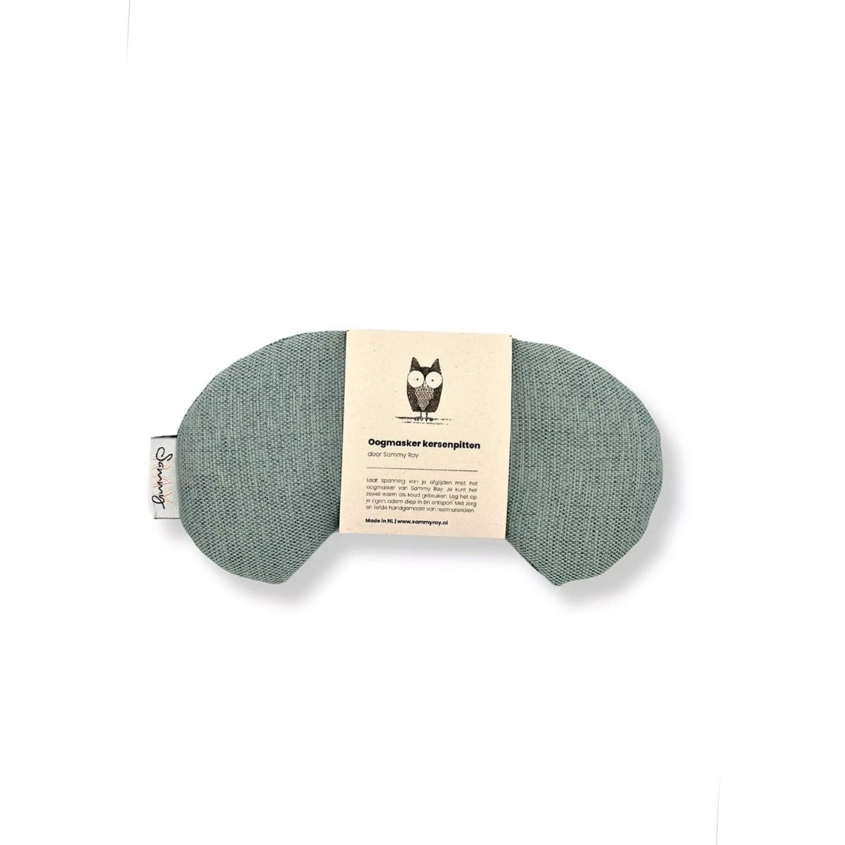 Warmtekussen - Oogmasker kersenpitten - Oceaan Groen