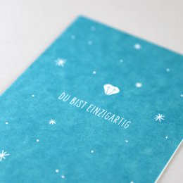Cartolina in legno tagliato mirjam diamant