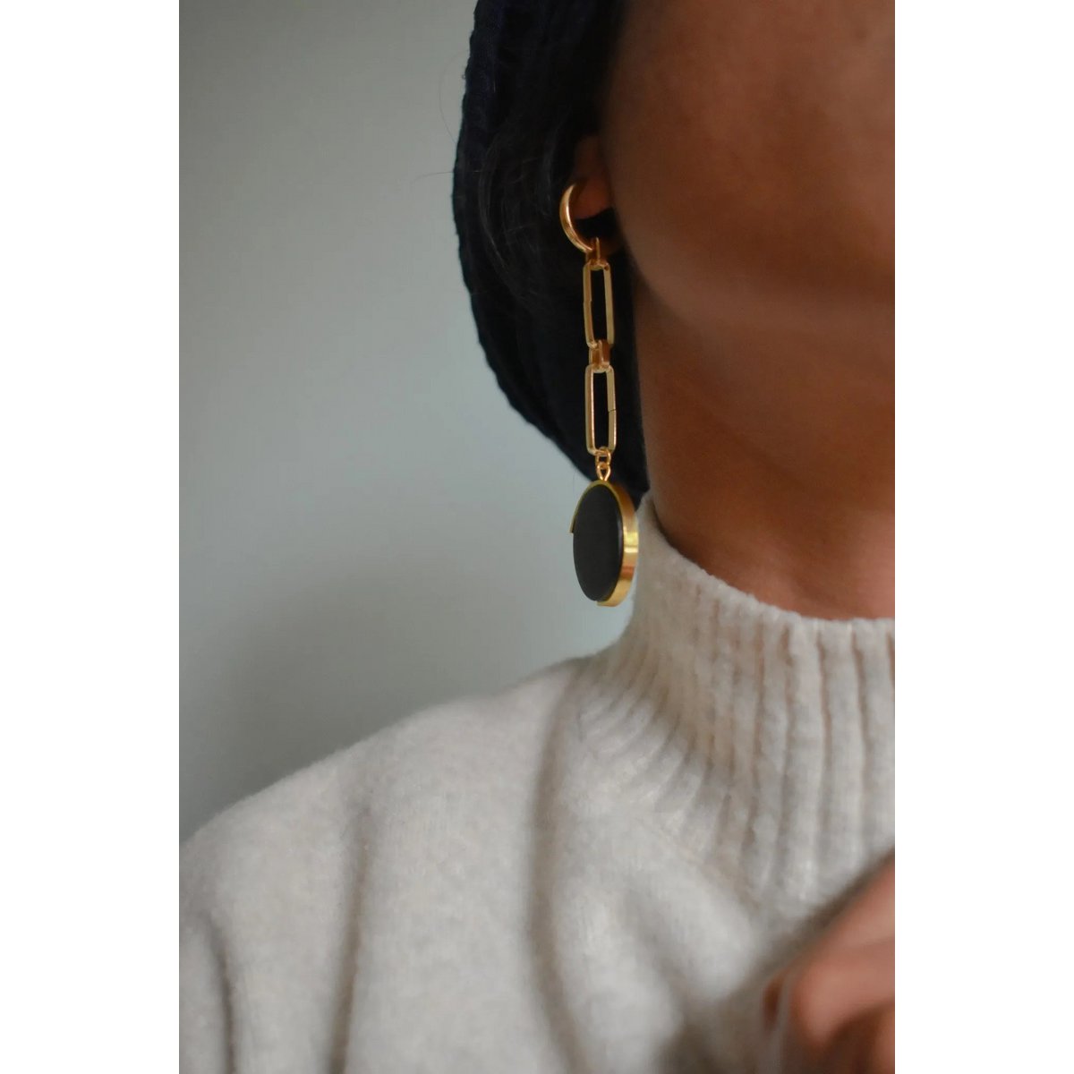 Asymmetrical Pendulum Earrings