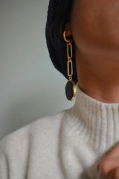 Asymmetrical Pendulum Earrings