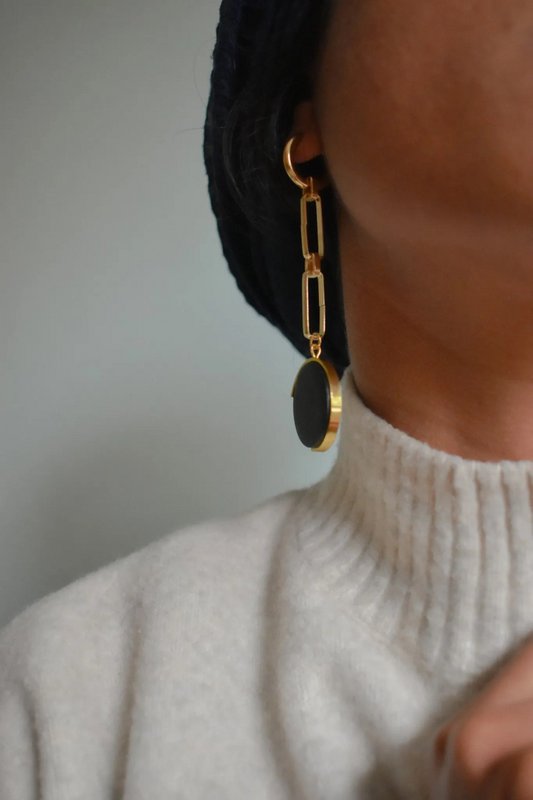 Asymmetrical Pendulum Earrings