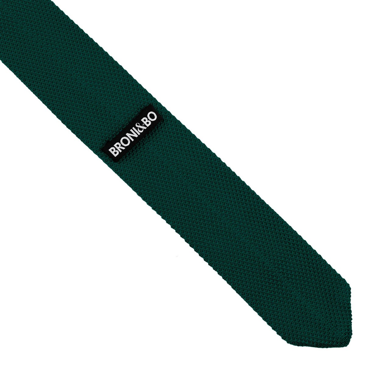 Cravatta in maglia verde