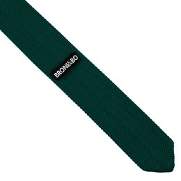 Cravatta in maglia verde