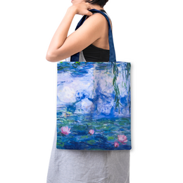 Baumwolltasche Luxe, Monet, Seerosen