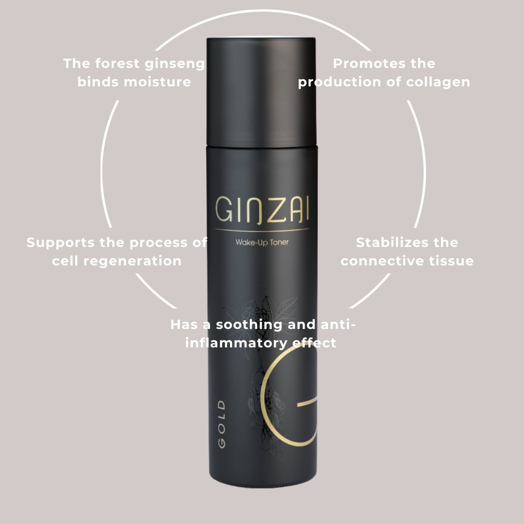 Wake-up toner with ginseng