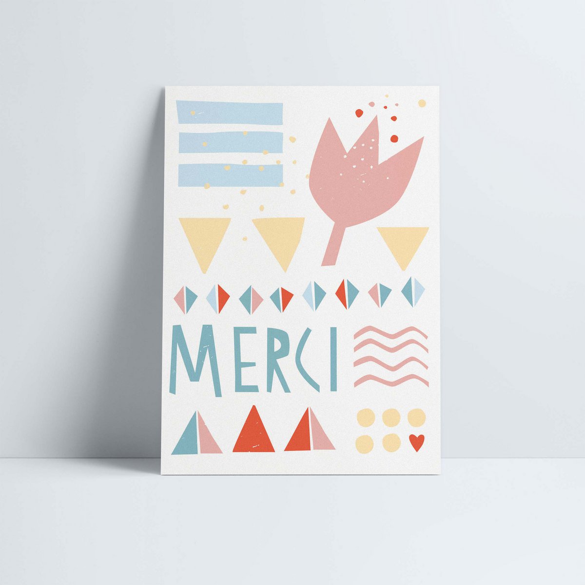Postcard // »Merci«