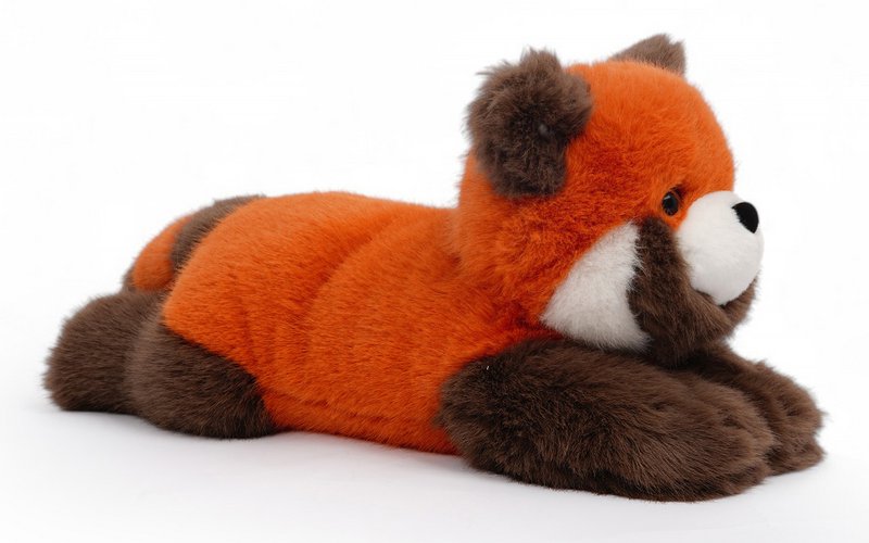 One Love Plush Toy - Red Panda Rusty Orange and Brown