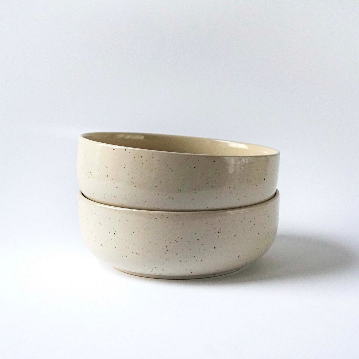 Bowl 16 cm Hollyhock - sand & speckles - 600 ml