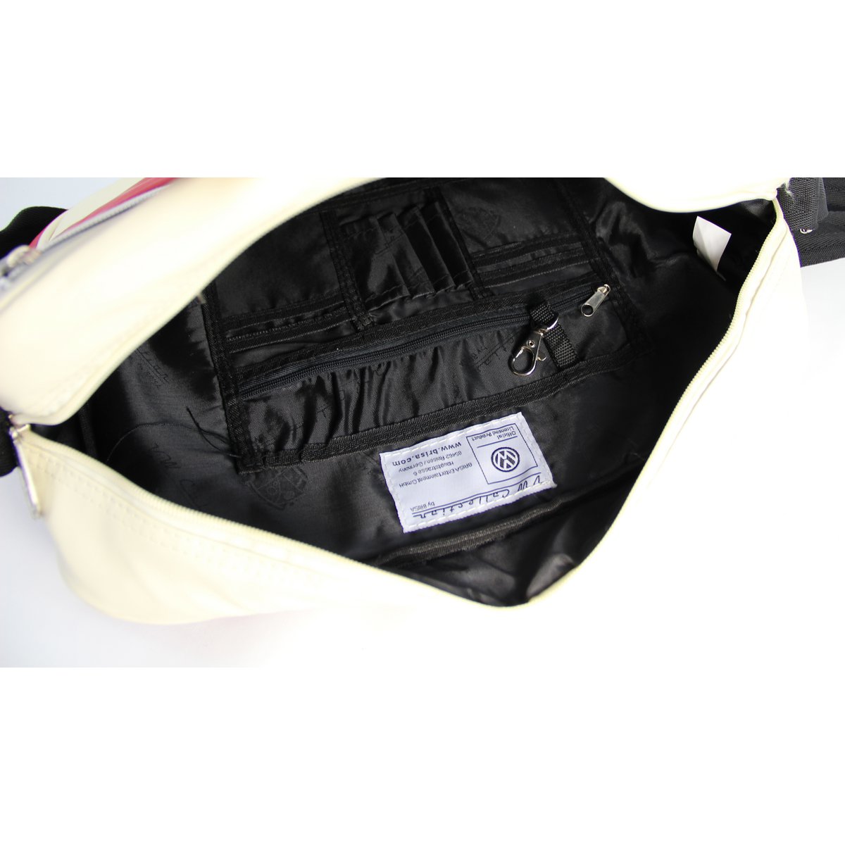 Volkswagen VW T1 Bus Shoulder Bag Landscape - Front/Brown