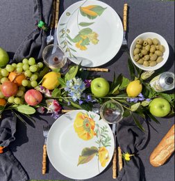 Botanical Wonders - Set of 4 dinner plates