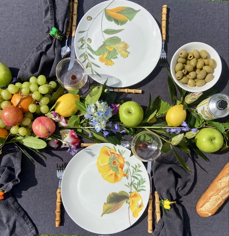 Botanical Wonders - Set of 4 dinner plates