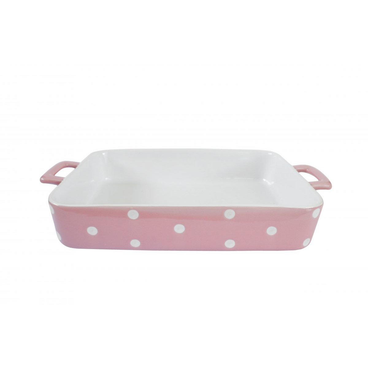 Plato familiar grande rosa pastel con lunares Isabelle Rose
