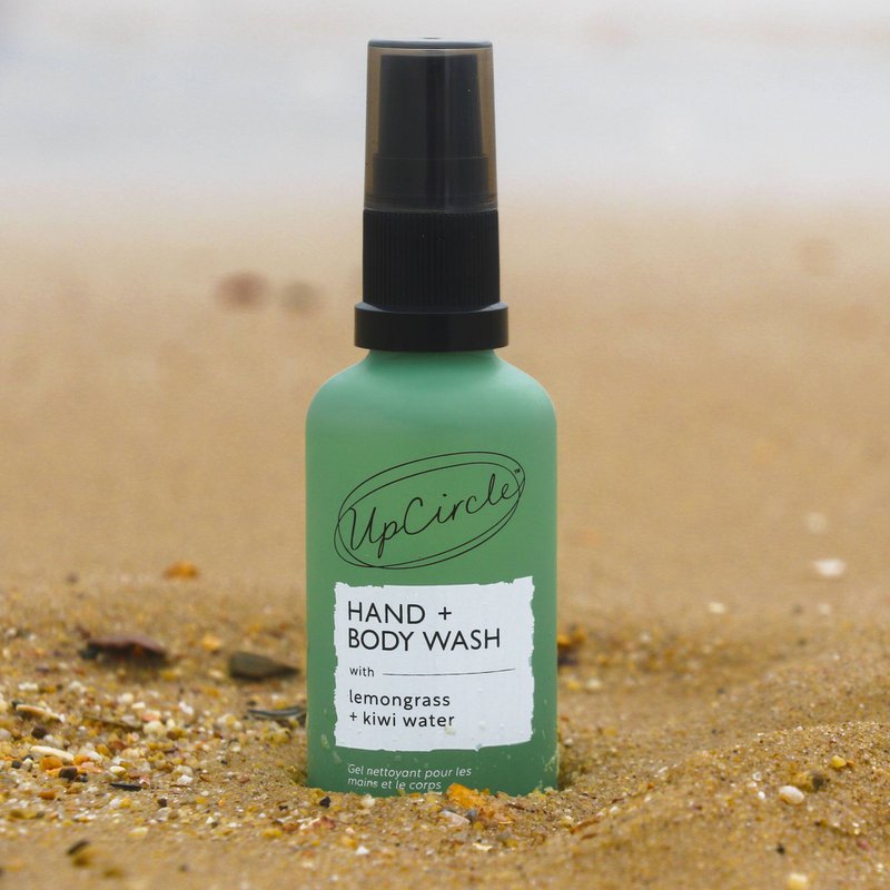 100 % natürliche vegane Seife – Hand- und Duschgel mit Kiwiwasser – Reisegröße