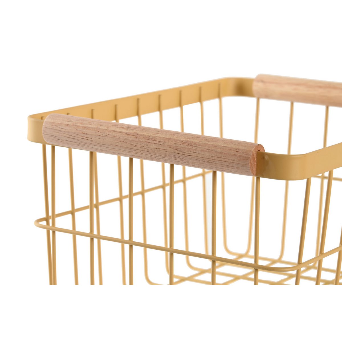 GRENEN METALEN MAND 29X20X14,5 2 ASSORTIMENTEN. PC202441