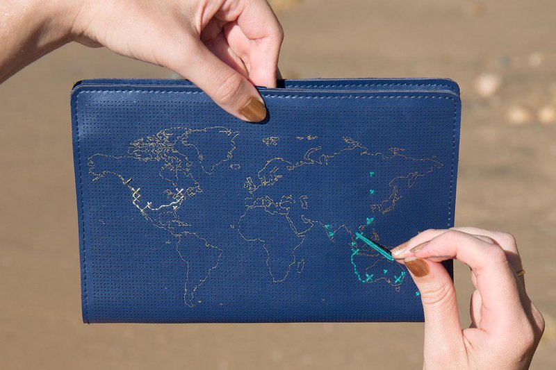 Stitch Travel Notebook Navy
