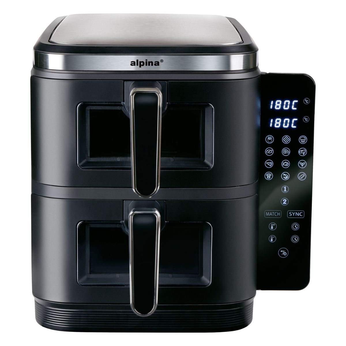 Hot air fryer Black