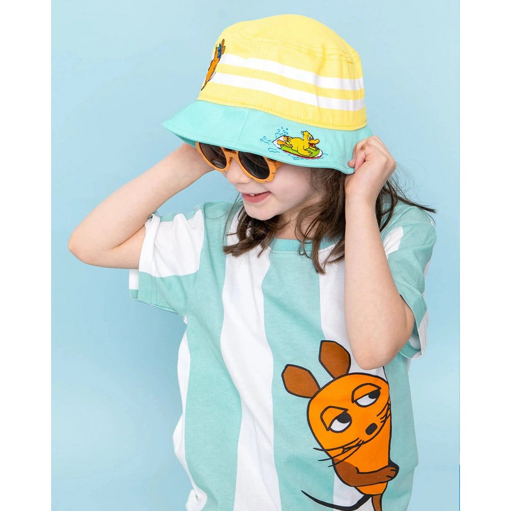 KOAA-The Mouse "Look" Stripes-T-shirt hvid/grøn