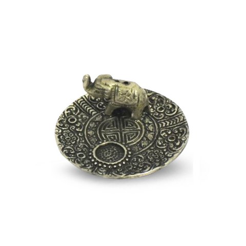 Aluminum Elephant Incense Holder