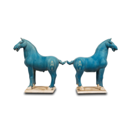 Set Caballo Mediano Celeste