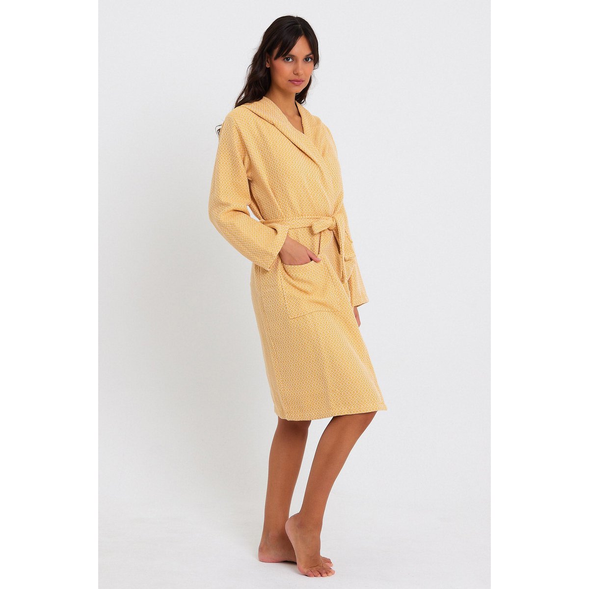 Albornoz de cristal - Amarillo