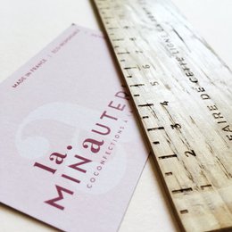Upcycled Massivholz Lineal / Lesezeichen - Machen Sie diese Linie zu einem Bindestrich
