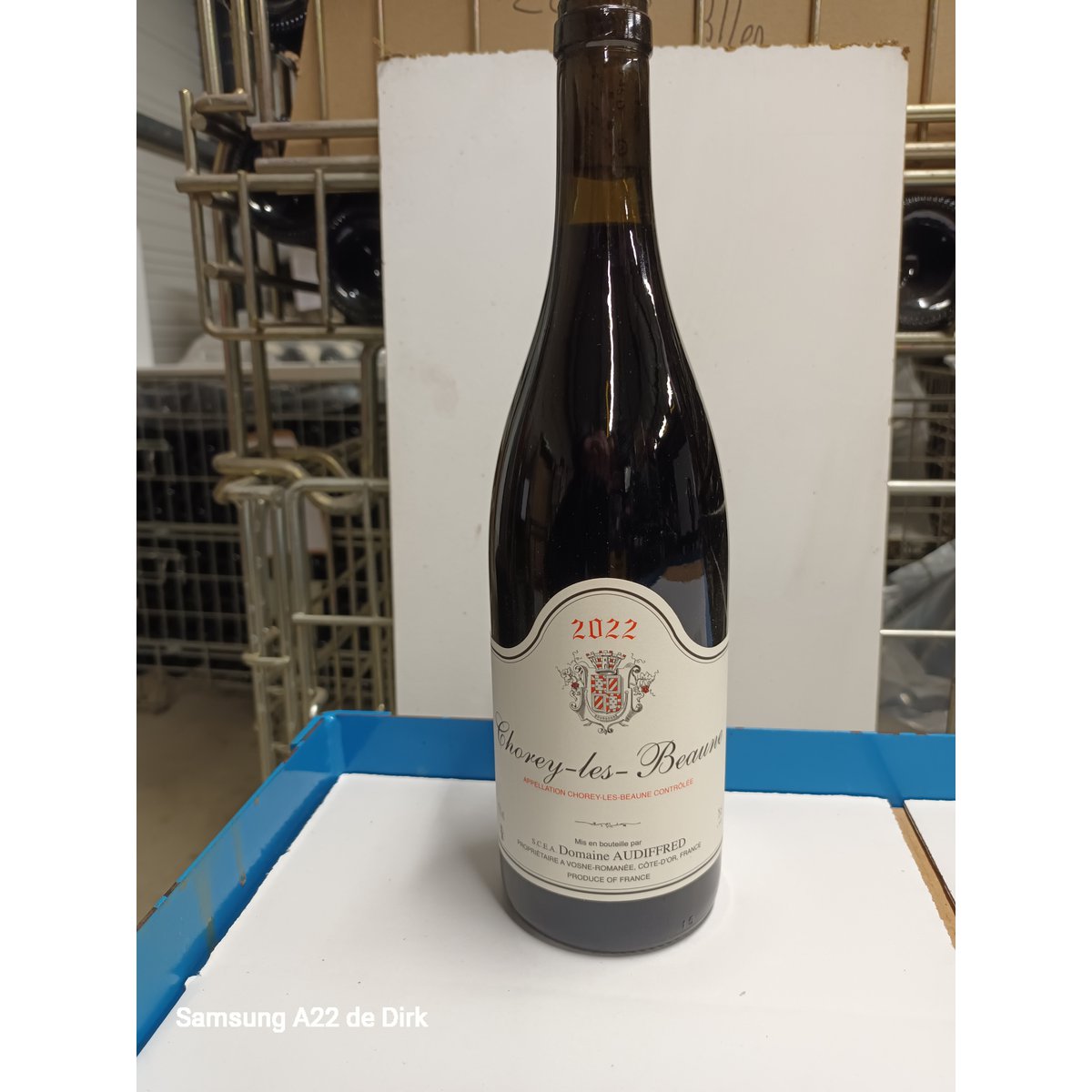 Domaine Audiffred Chorey les Beaune rot 2022