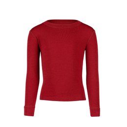 Camiseta de manga larga Merino 250 para niños Royal Cherry