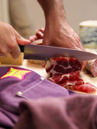 🇮🇹 Capocollo of Umbrian wild black pig - seasoned artisanal salami