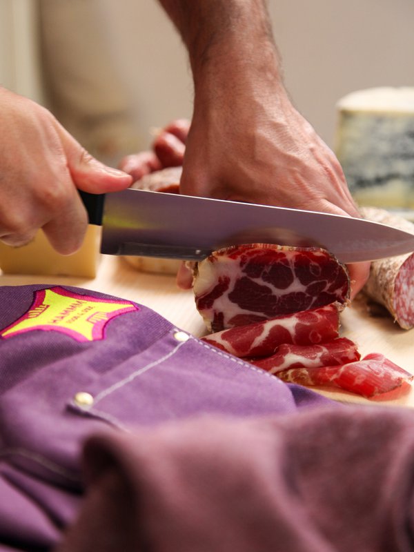 🇮🇹 Capocollo of Umbrian wild black pig - seasoned artisanal salami