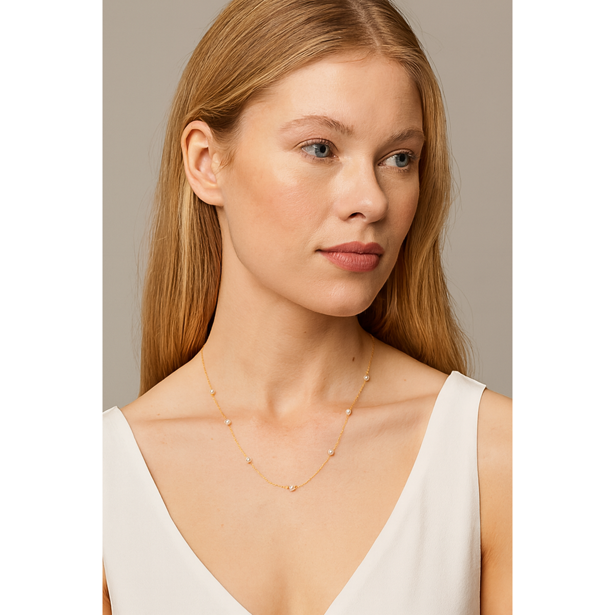 Nora necklace pearl