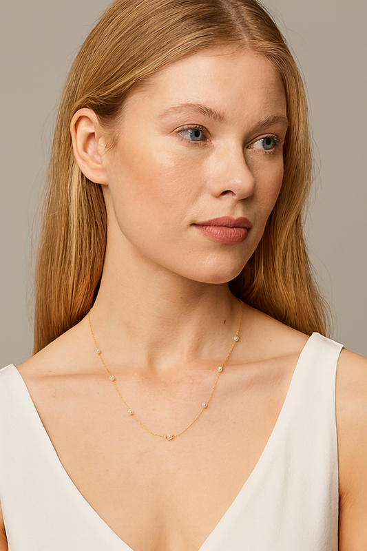 Nora collana perla