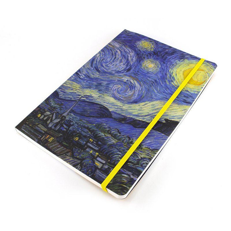 Softcover Book, A5, Van Gogh, Starry Night