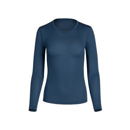 Women's Merino 160 Long Sleeve Crew Denim
