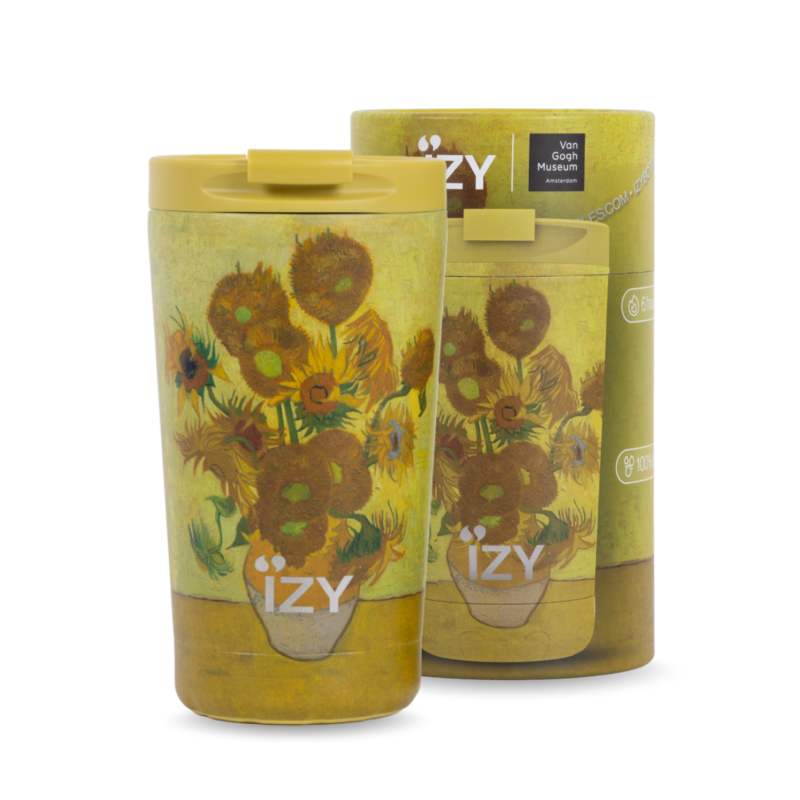 Izy Thermos krus - solsikker - 350 ml to -cooleret kaffekrus