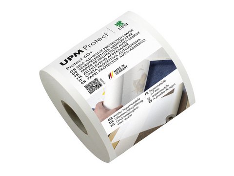 Afdekpapier UPM zelflevend P60+ Protect 7,5cmx50meter