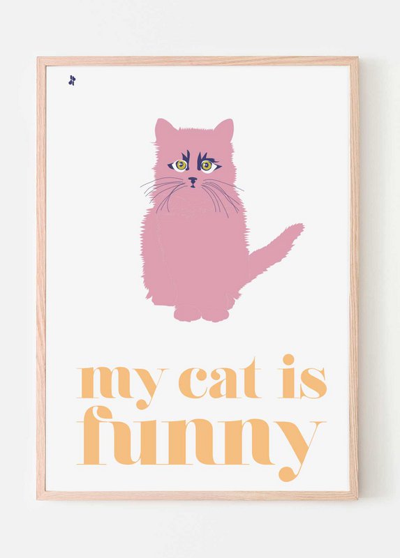 MIN KAT ER SJOV PLAKAT