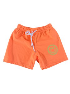 Badehose Smiley Gelb - Orange