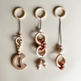 Babygym toys / Moon - blush