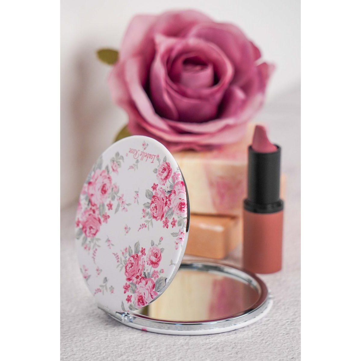 Pocket mirror Bella 8 cm Isabelle Rose