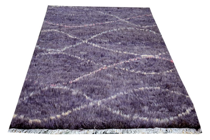 Moroccan Handknotted Soft Bedroom Rug