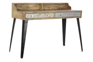 METAL HANDLE DESK 120X54X91 BROWN MB190906