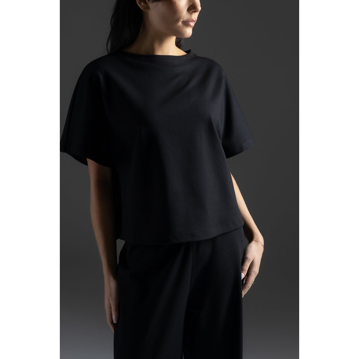 Lounge by Luin T-shirt, zwart