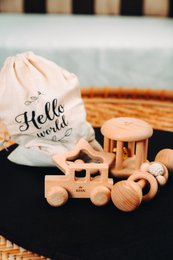 KIAN Family: Wooden toy set "Hello World"