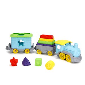 GreenToys - Sorteer-Stapeltrein