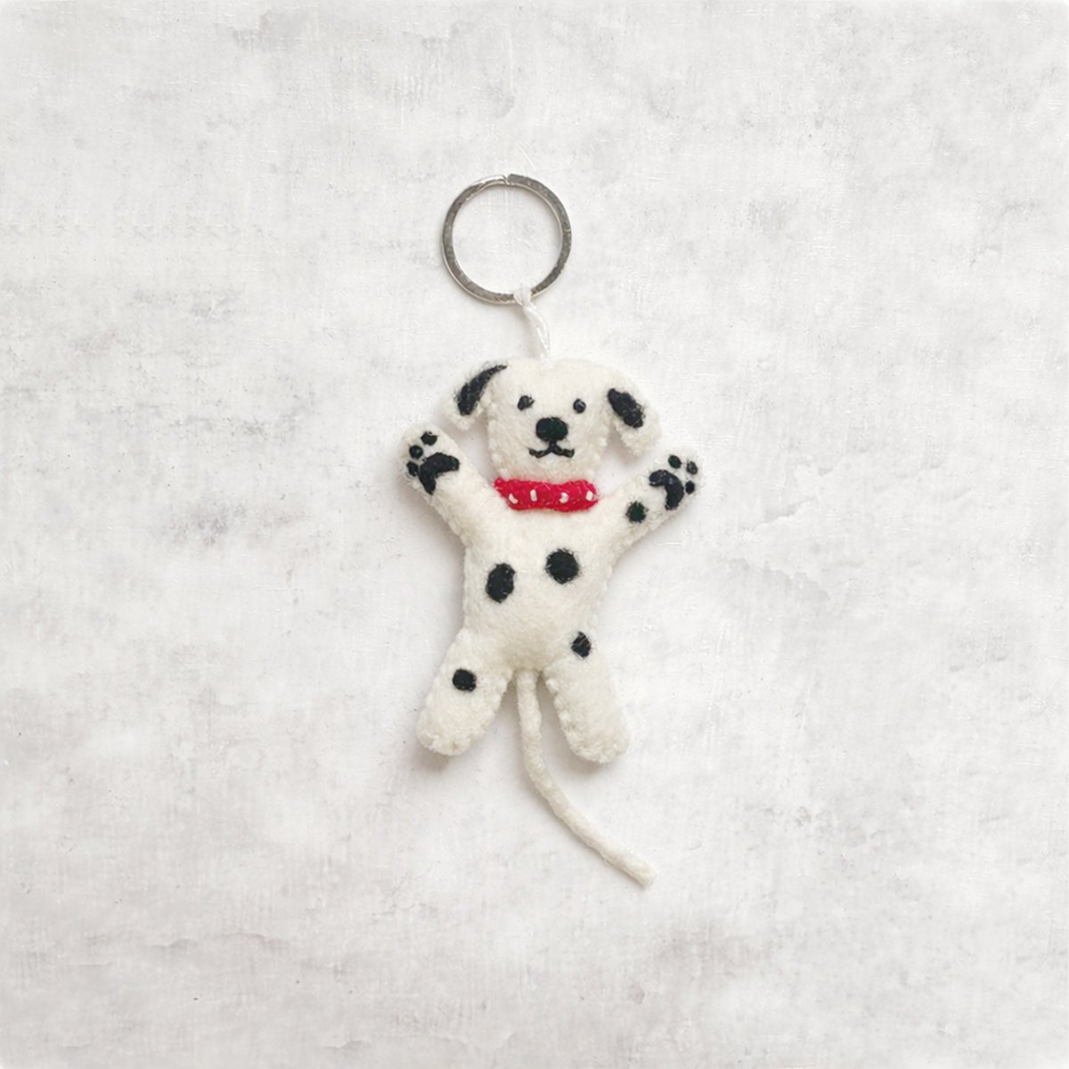 Keyring dog dalmatian