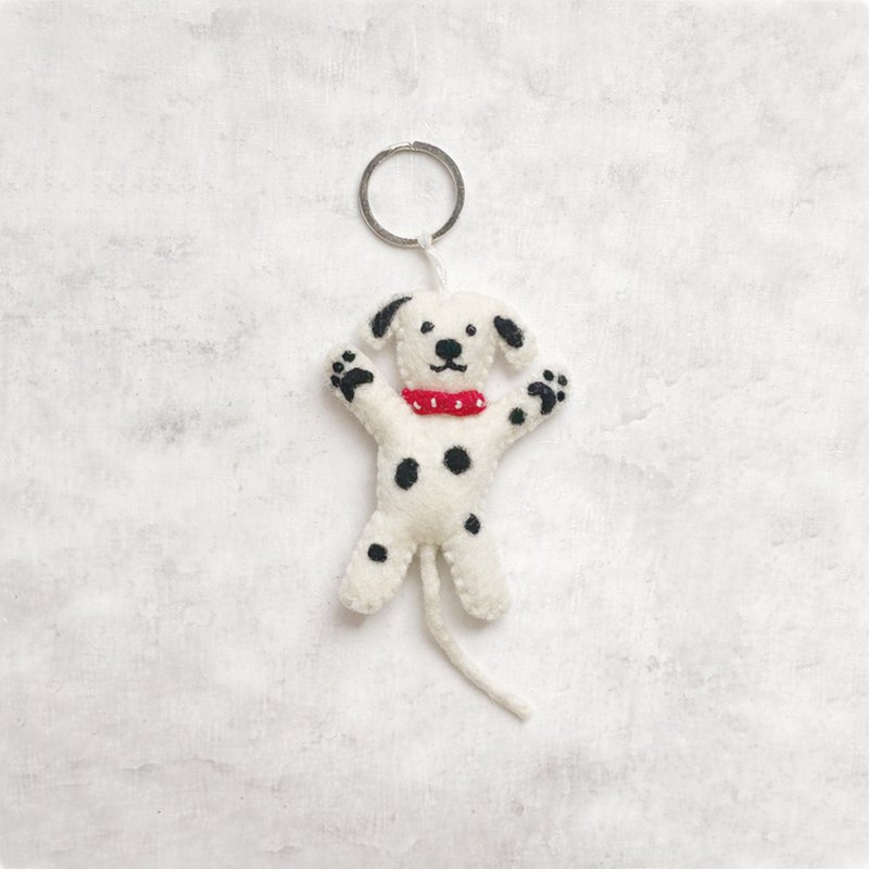 Keyring dog dalmatian